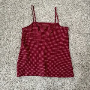 Paige 100% Silk Cami Polka Dot Size 2 LIKE NEW